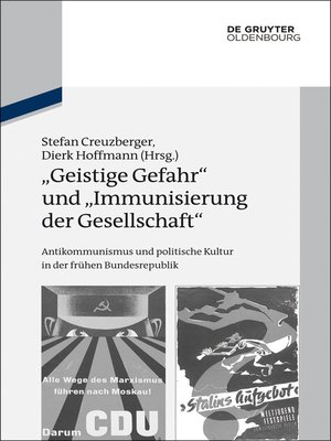 cover image of "Geistige Gefahr" und "Immunisierung der Gesellschaft"